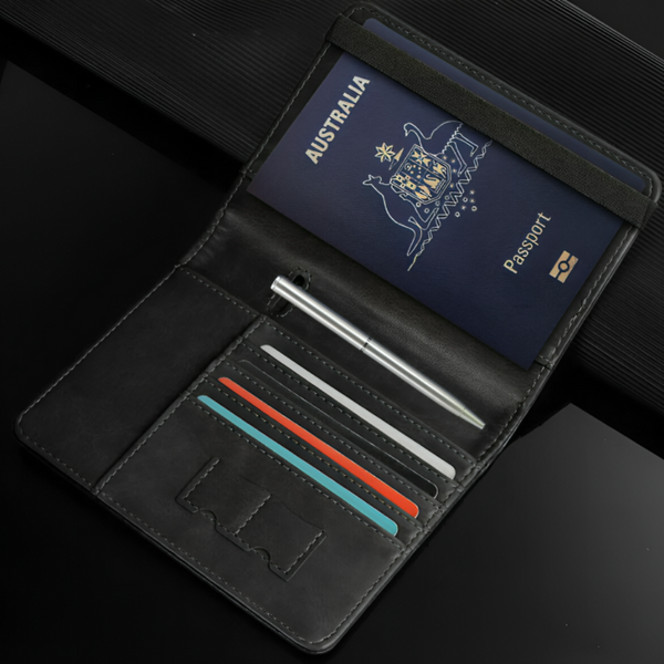 Travel Passport Wallet Holder